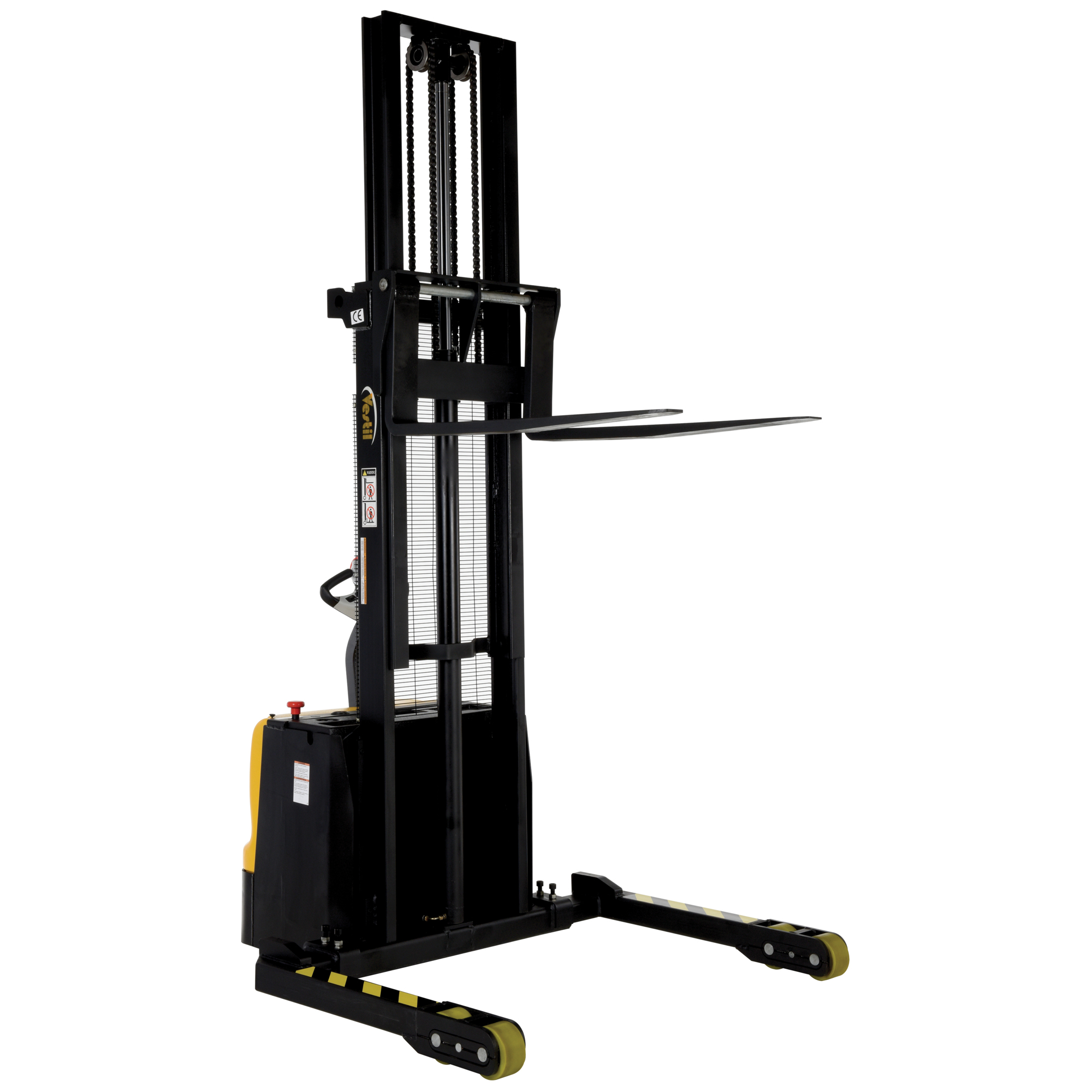 Vestil Adjustable Double Mast Stacker - 3000 Lb. Capacity, 118in. Raised Height, 2.125in. Lowered Height, Model# S3-118-AA